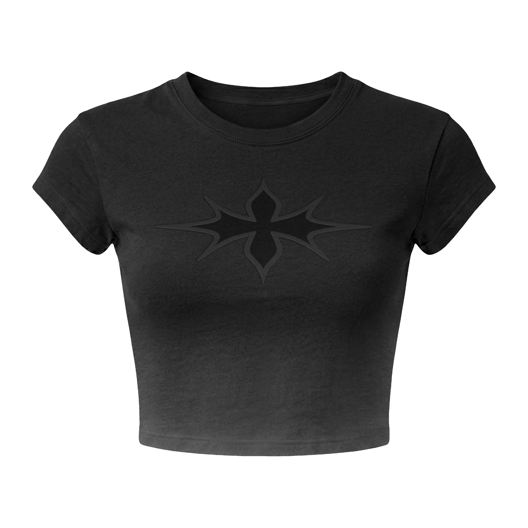 Tonal Emblem Baby Tee