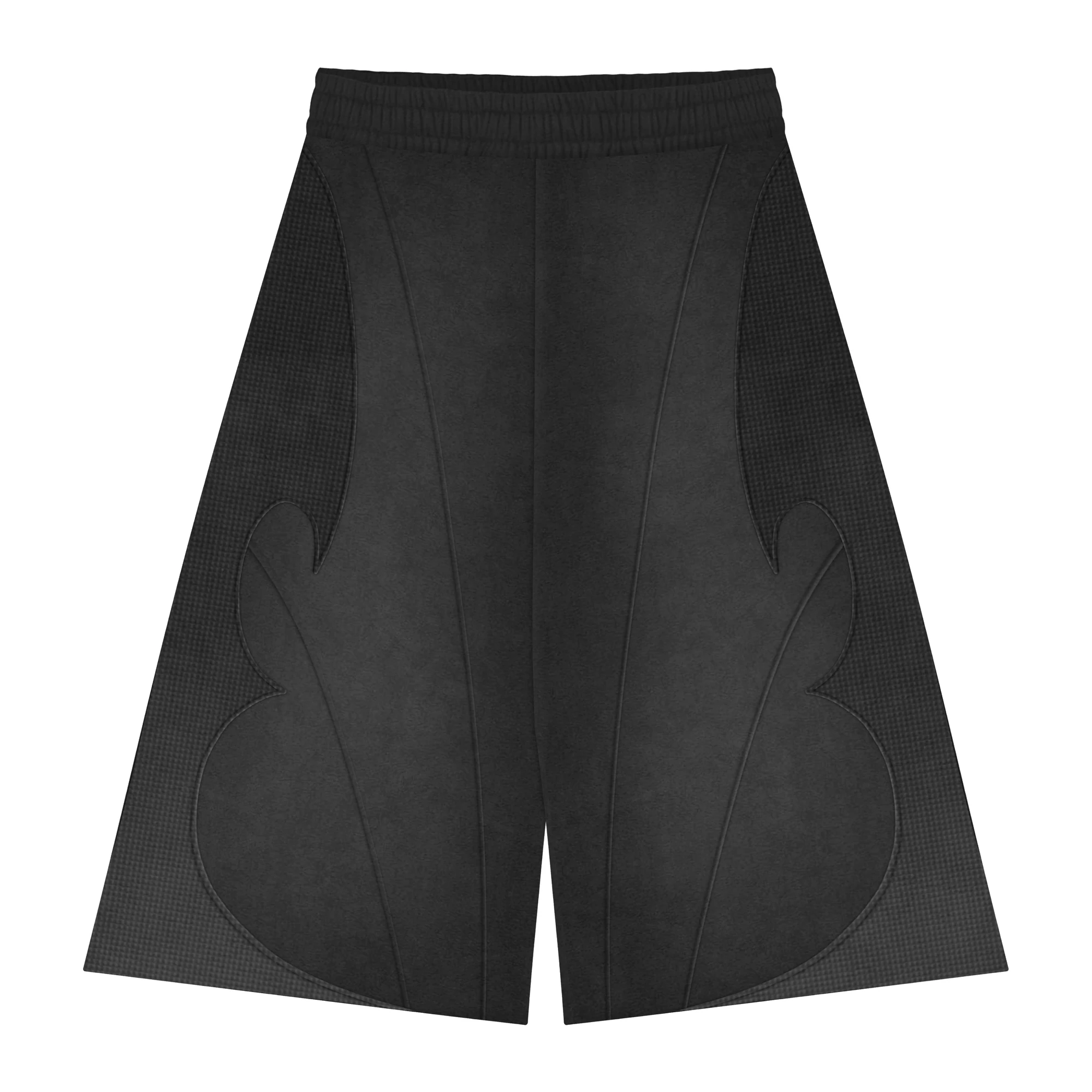 Wide-Leg Panelled Short